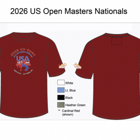 USA Veteran Wrestling 2026 US Open T-Shirt