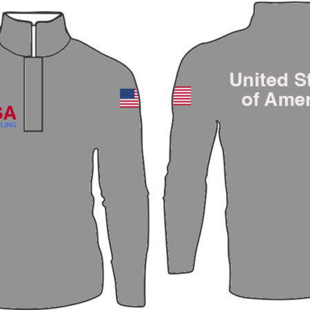 Grey Quarter Zip Pullover