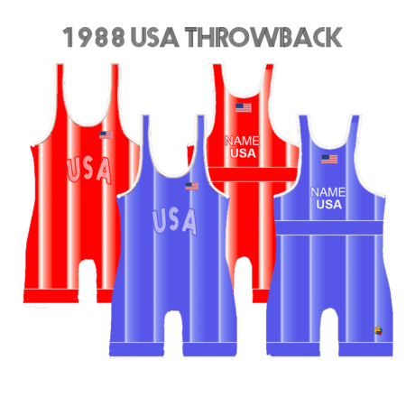 Throwback Design USA Singlet 1988